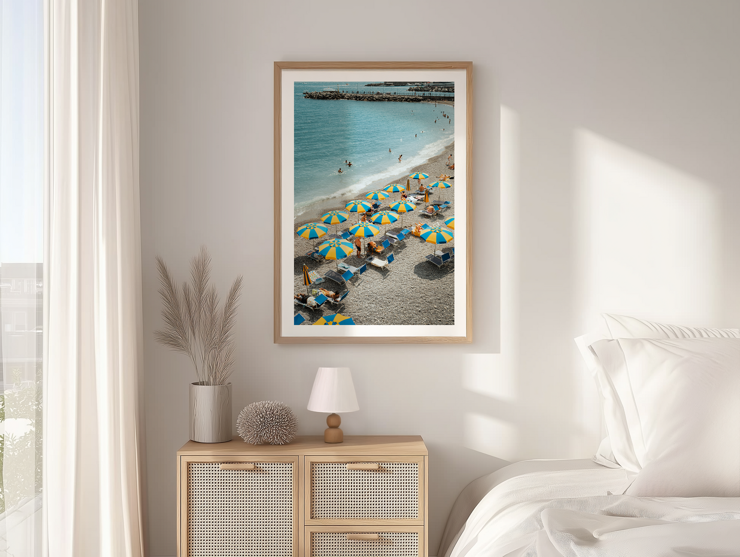Tonino's Beach Umbrellas V - Amalfi - Wall Art