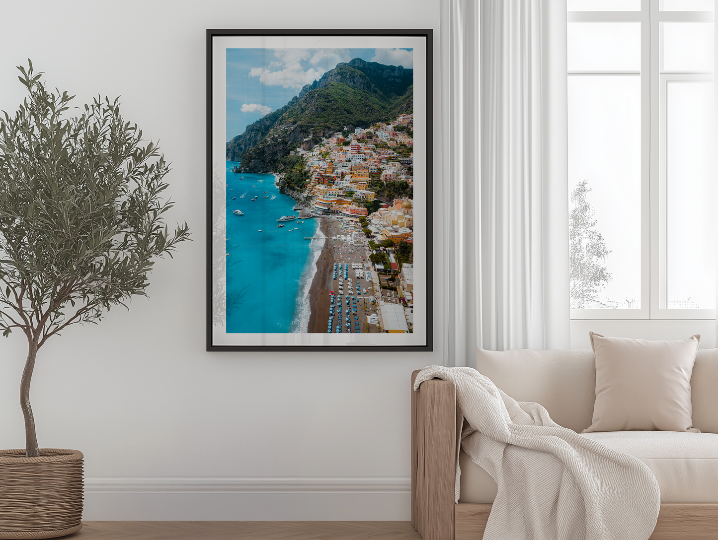 Positano Aerial II - Positano - Wall Art