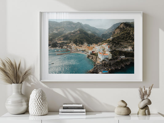 Amalfi Town Aerial - Amalfi - Wall Art