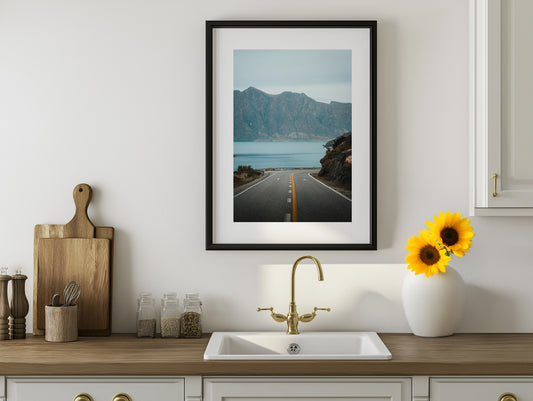 Lake Wanaka Road - New Zealand - Wall Art