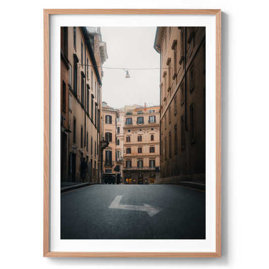 Roman Street - Rome - Wall Art