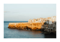 Golden Puglian Cliffs Polignano a Mare Blankwall image