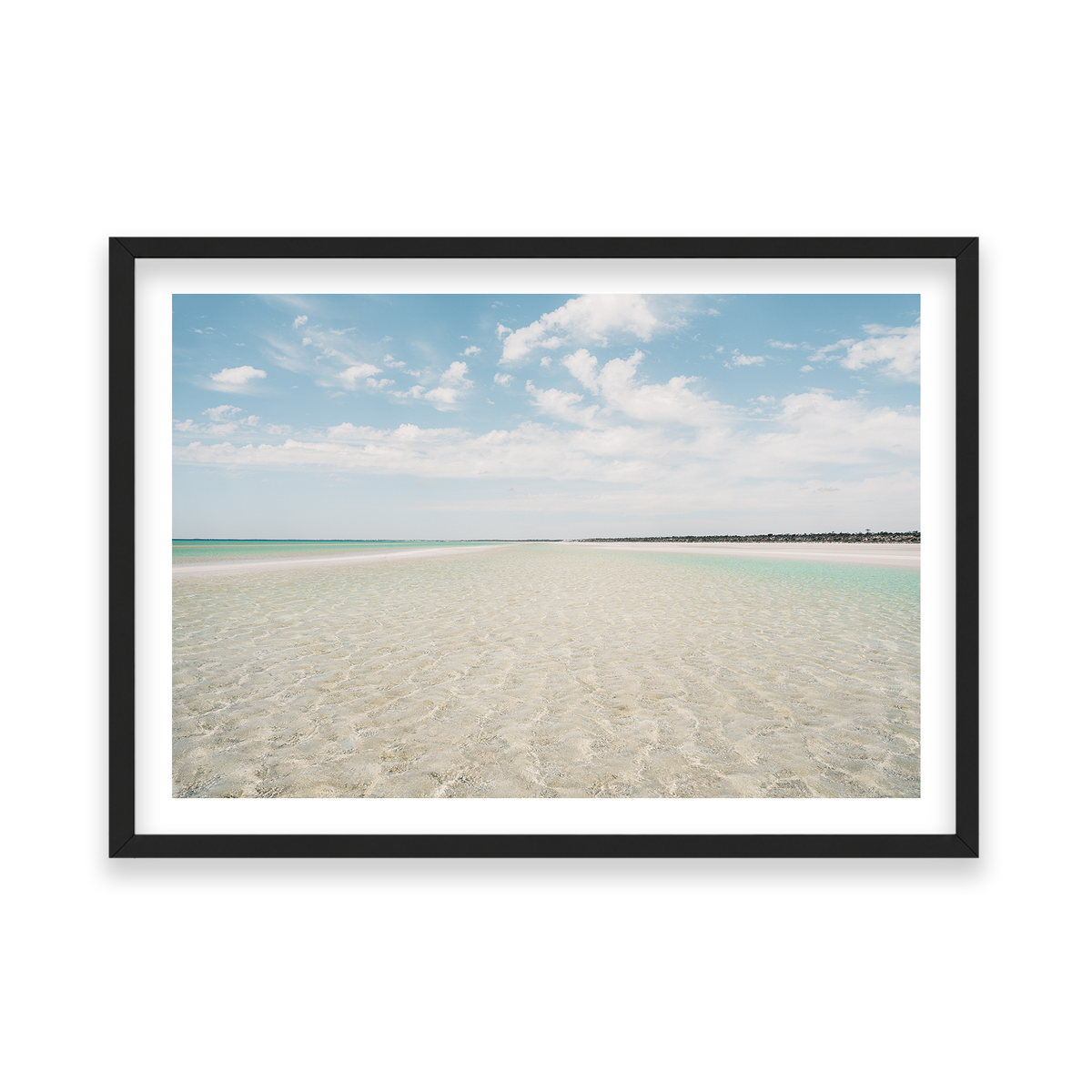 Flaherty Beach - South Australia — Feature, Matte Black, Classic Frame