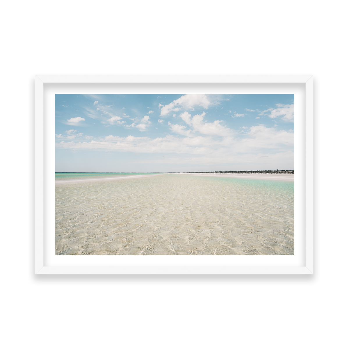 Flaherty Beach - South Australia — Feature, Matte White, Classic Frame