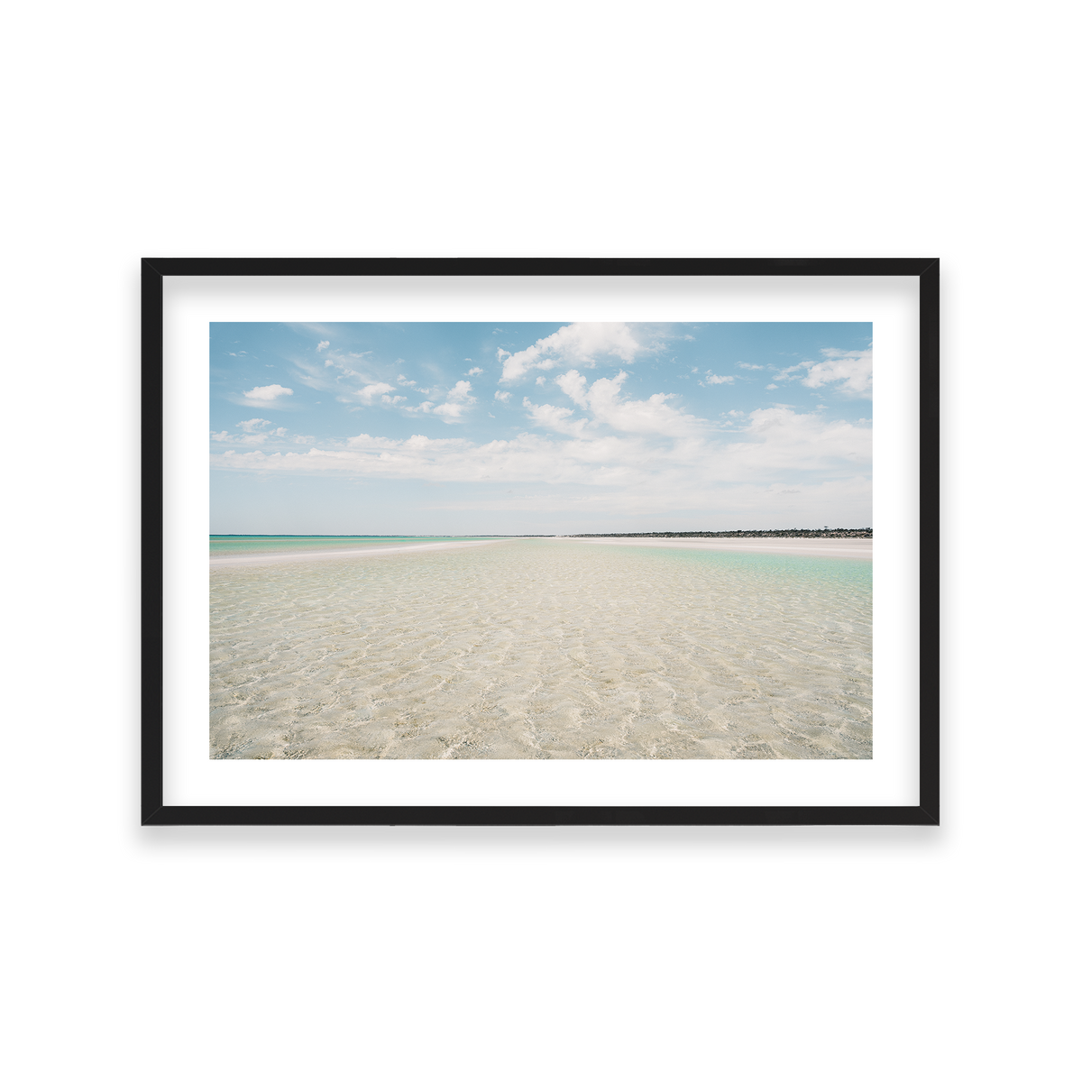 Flaherty Beach - South Australia — Large, Matte Black, Classic Frame