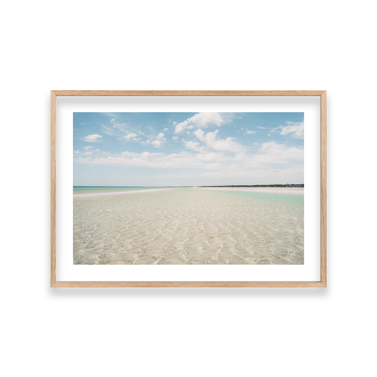 Flaherty Beach - South Australia — Large, Natural Oak, Classic Frame