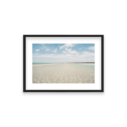 Flaherty Beach - South Australia — Small, Matte Black, Classic Frame