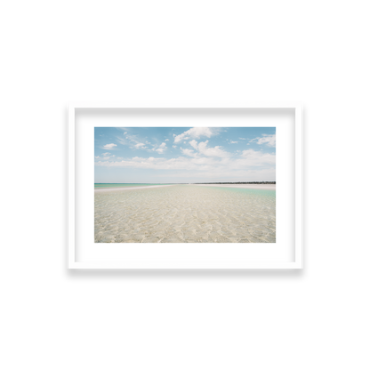 Flaherty Beach - South Australia — Small, Matte White, Classic Frame