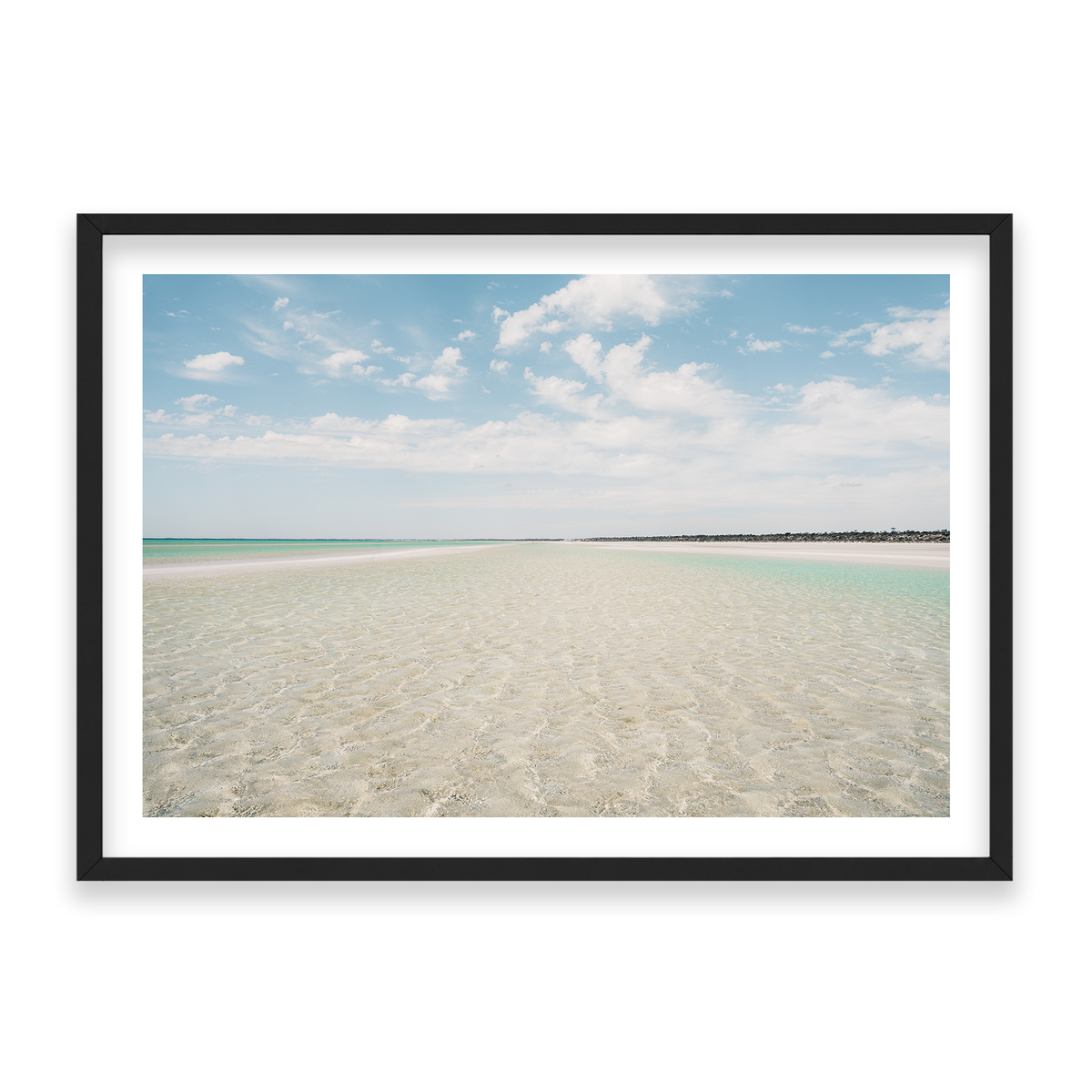Flaherty Beach - South Australia — Statement, Matte Black, Classic Frame