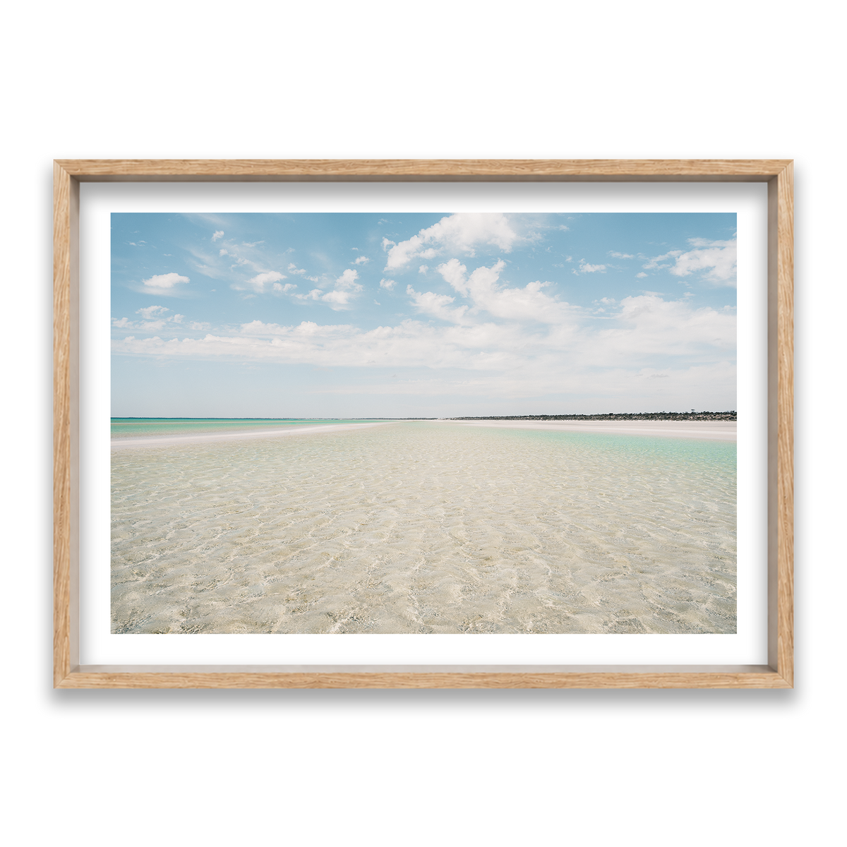 Flaherty Beach - South Australia — Statement, Natural Oak, Shadow Box