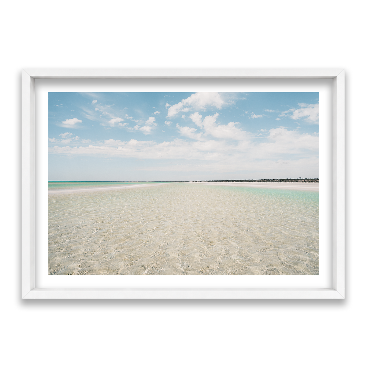 Flaherty Beach - South Australia — Statement, Matte White, Shadow Box