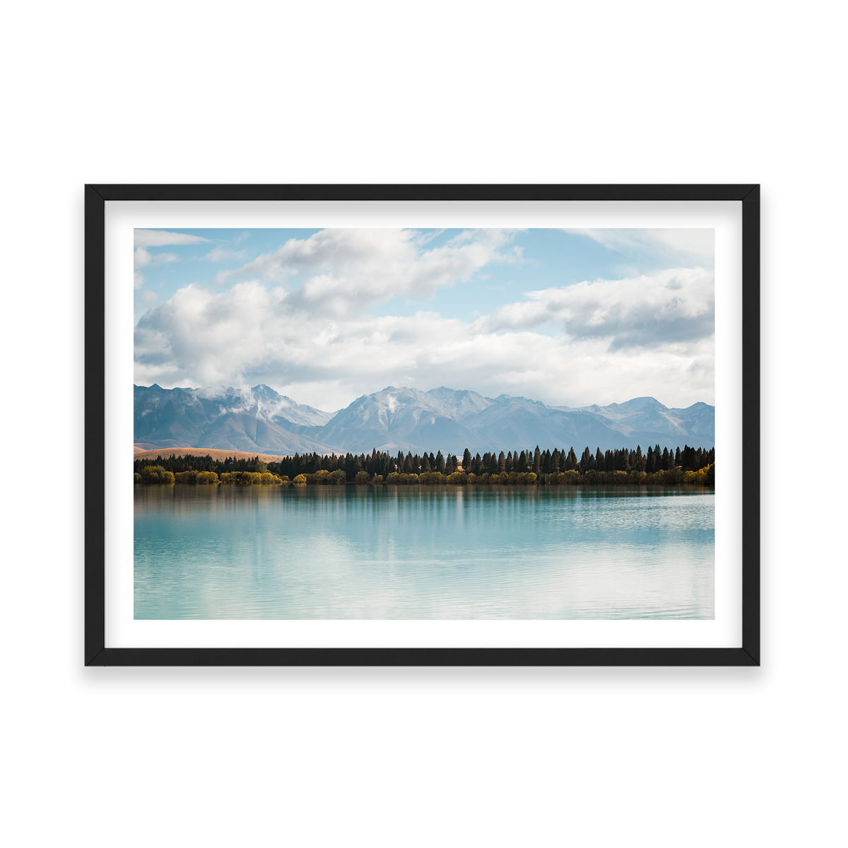 Lake Tekapo - New Zealand — Feature, Matte Black, Classic Frame