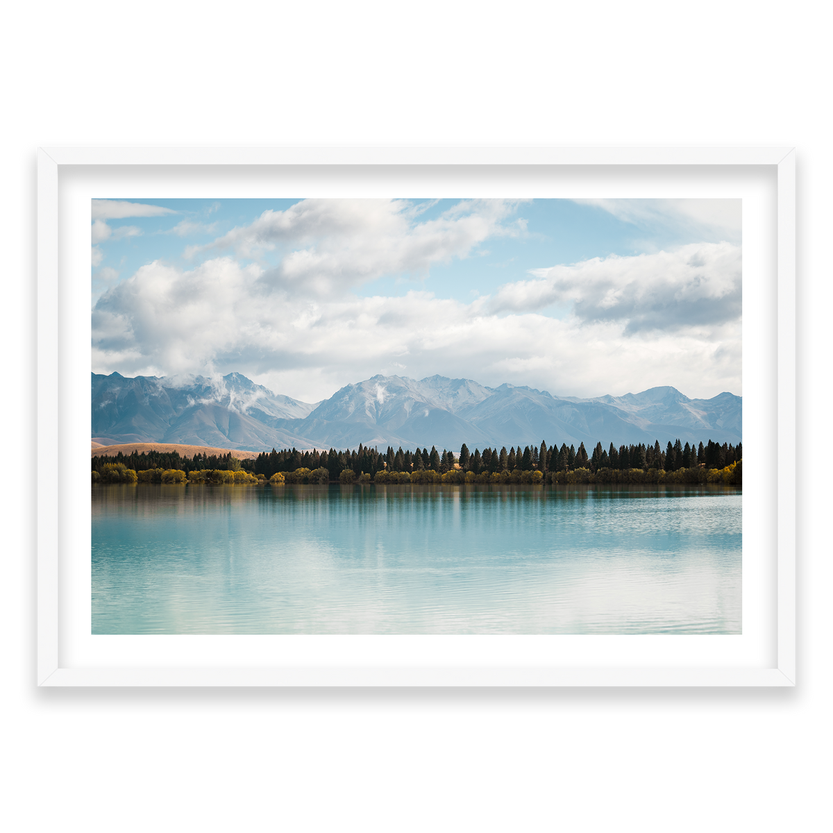 Lake Tekapo - New Zealand — Monument, Matte White, Classic Frame