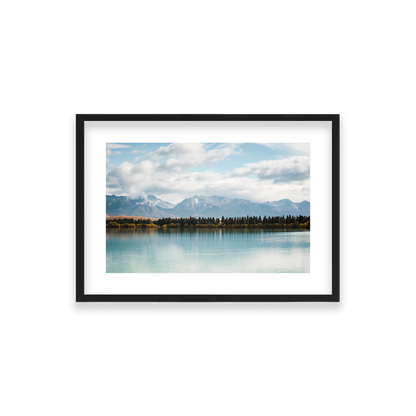 Lake Tekapo - New Zealand — Small, Matte Black, Classic Frame