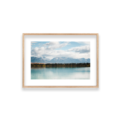 Lake Tekapo - New Zealand — Small, Natural Oak, Classic Frame