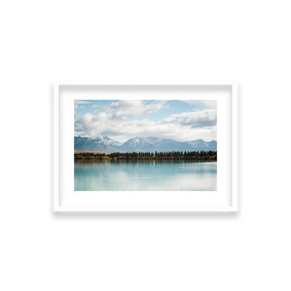 Lake Tekapo - New Zealand — Small, Matte White, Classic Frame