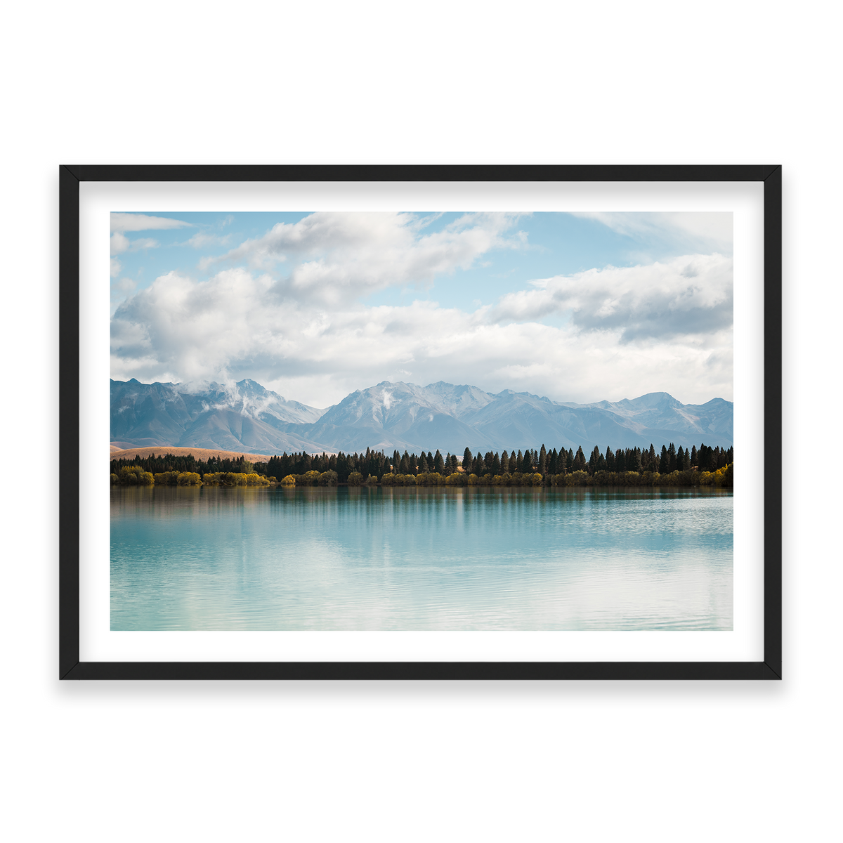 Lake Tekapo - New Zealand — Statement, Matte Black, Classic Frame