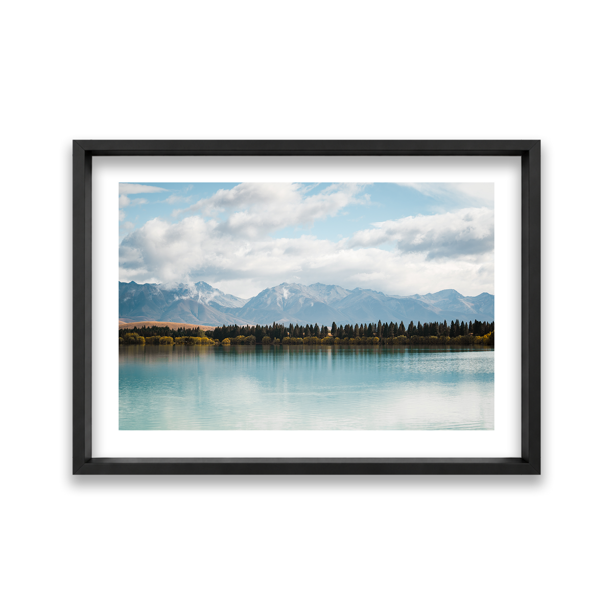 Lake Tekapo - New Zealand — Large, Matte Black, Shadow Box