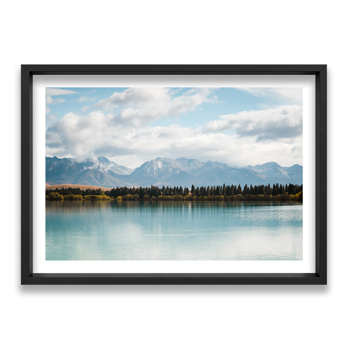 Lake Tekapo - New Zealand — Statement, Matte Black, Shadow Box