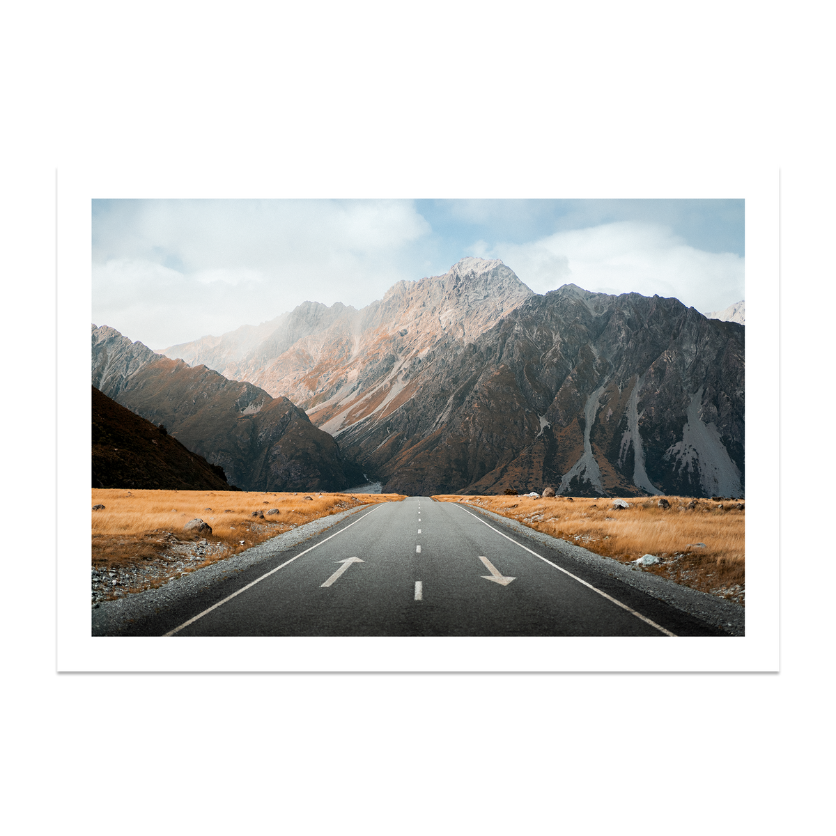 Mt Cook National Park - New Zealand — Monument, No Frame, Print Only