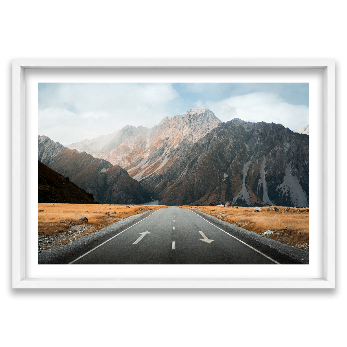 Mt Cook National Park - New Zealand — Monument, Matte White, Shadow Box