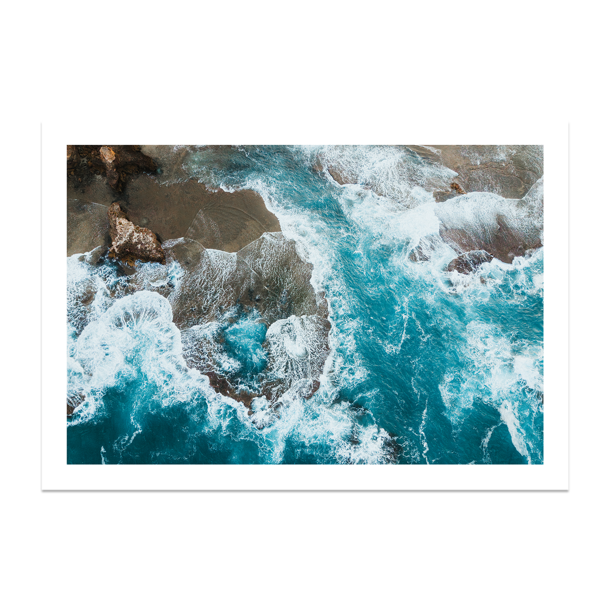 Number 16 Beach Aerial - Rye — Monument, No Frame, Print Only