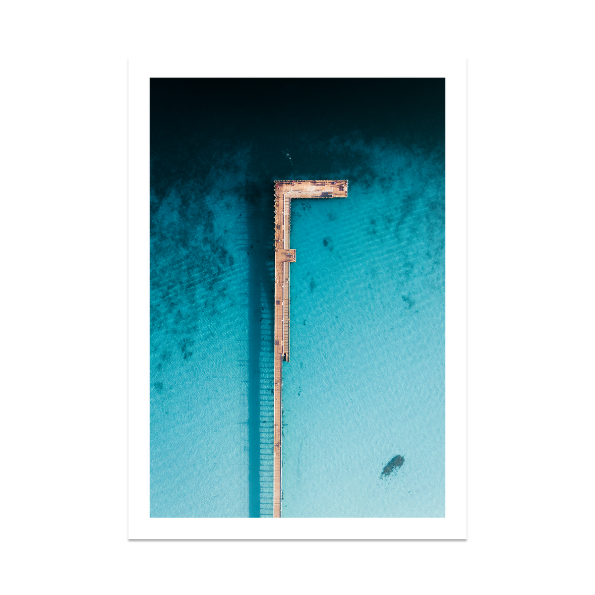 Rye Pier - Aerial — Statement, No Frame, Print Only