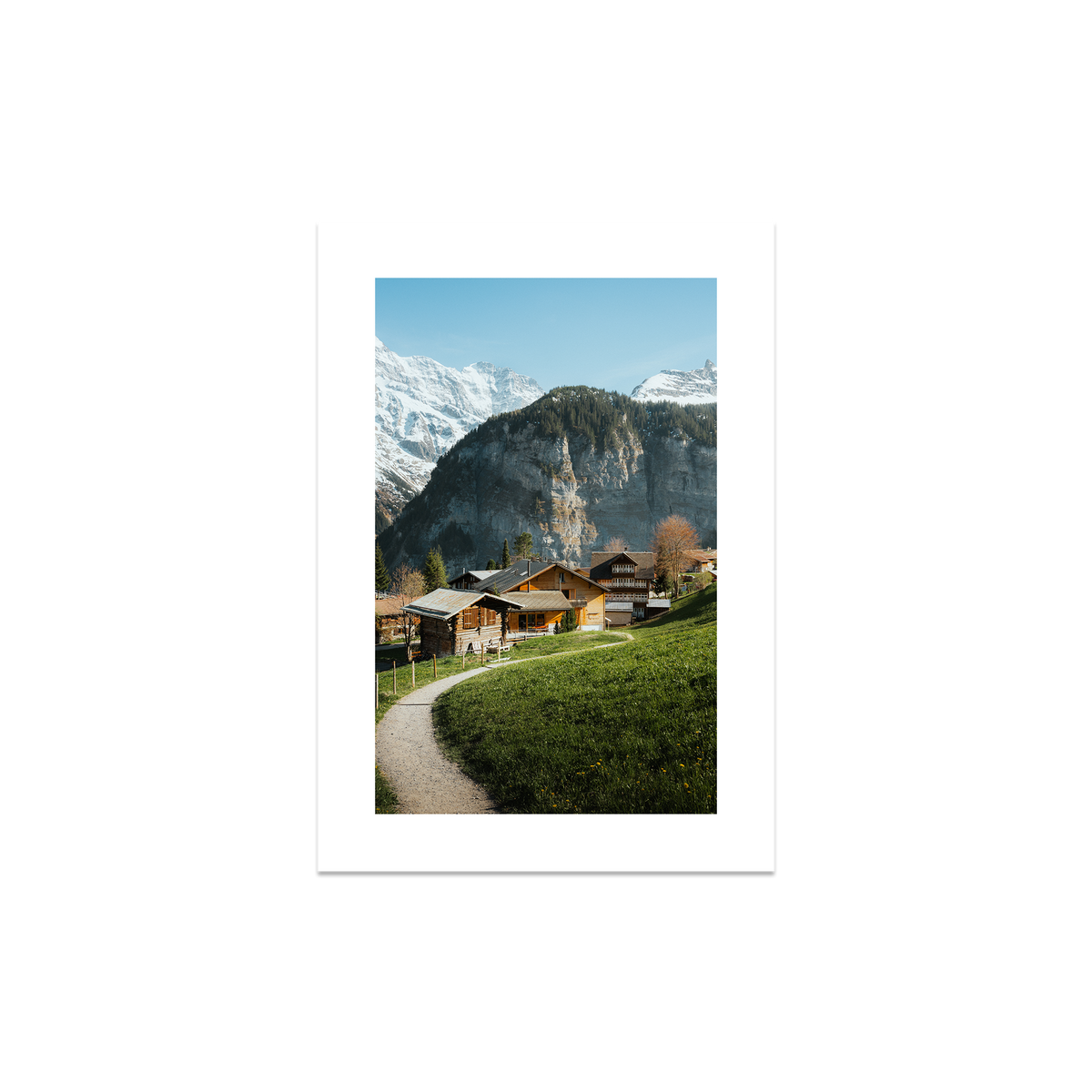Swiss Village Living - Gimmelwald — Small, No Frame, Print Only