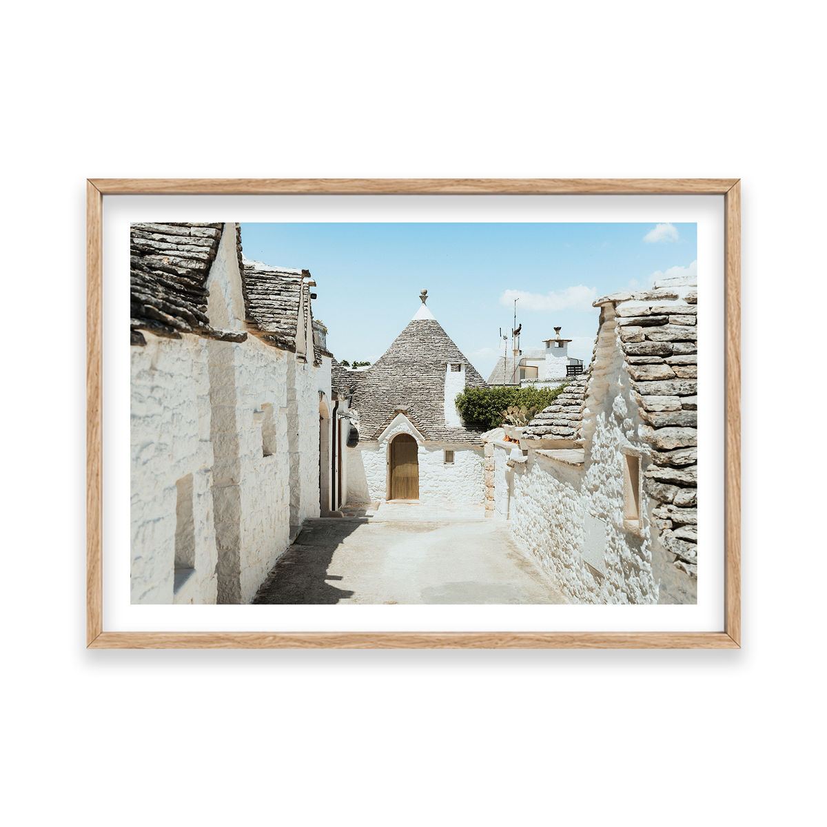 Trulli House Series 7 - Alberobello — Feature, Natural Oak, Classic Frame