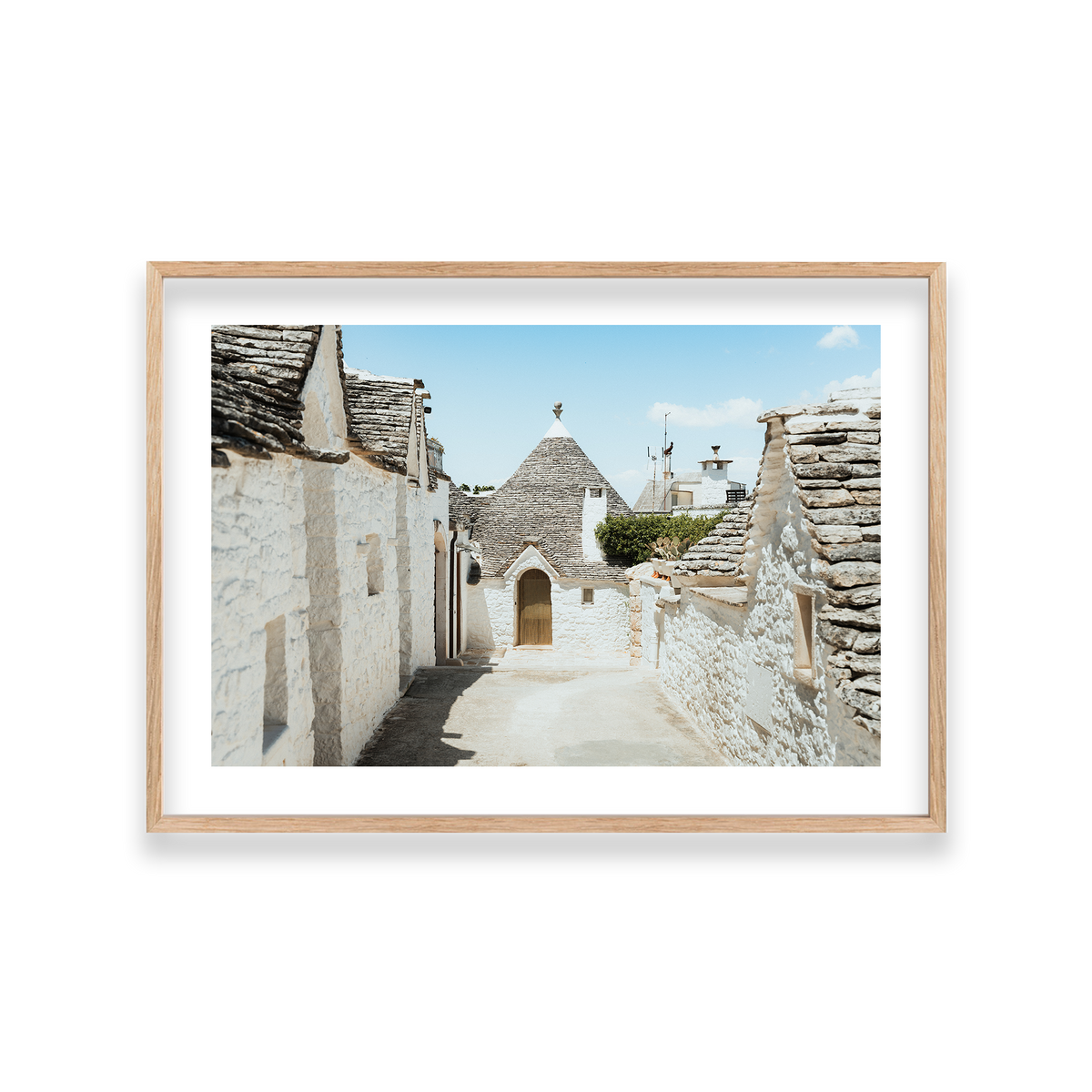 Trulli House Series 7 - Alberobello — Large, Natural Oak, Classic Frame
