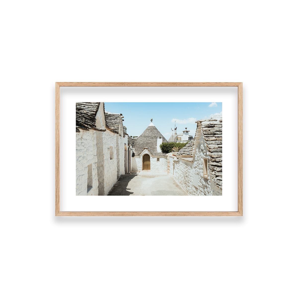 Trulli House Series 7 - Alberobello — Small, Natural Oak, Classic Frame