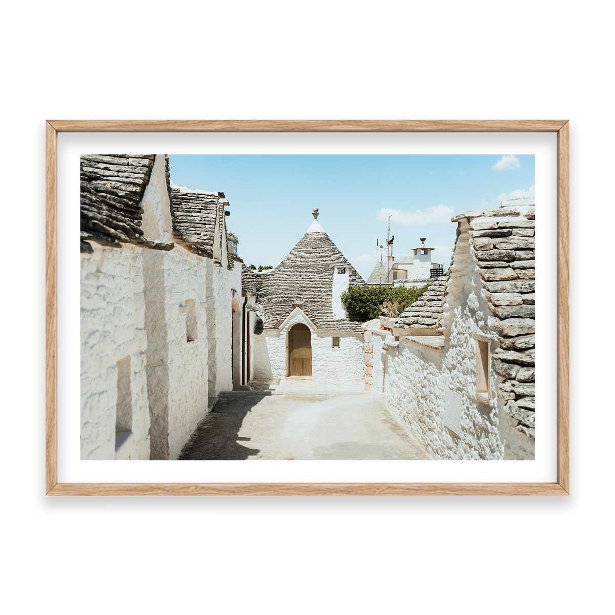Trulli House Series 7 - Alberobello — Statement, Natural Oak, Classic Frame
