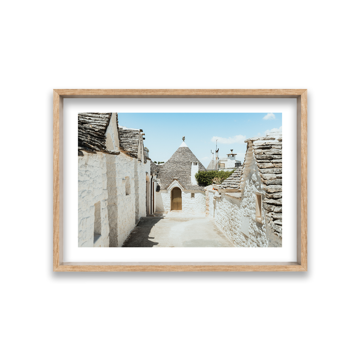 Trulli House Series 7 - Alberobello — Medium, Natural Oak, Shadow Box