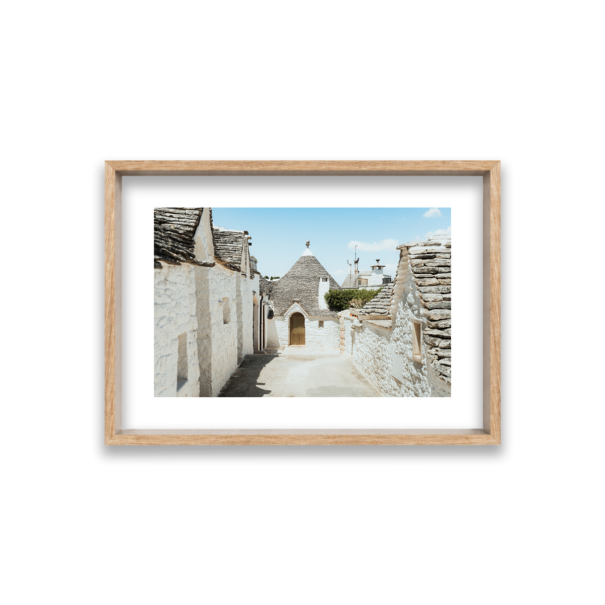 Trulli House Series 7 - Alberobello — Small, Natural Oak, Shadow Box
