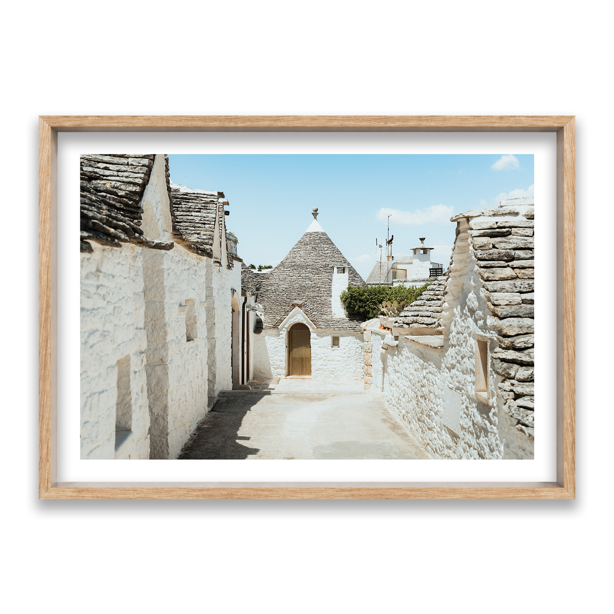 Trulli House Series 7 - Alberobello — Statement, Natural Oak, Shadow Box