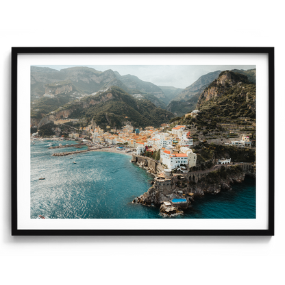 Amalfi Town Aerial - Amalfi - Wall Art