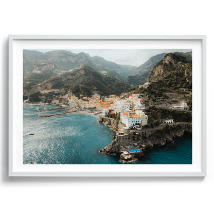 Amalfi Town Aerial - Amalfi - Wall Art