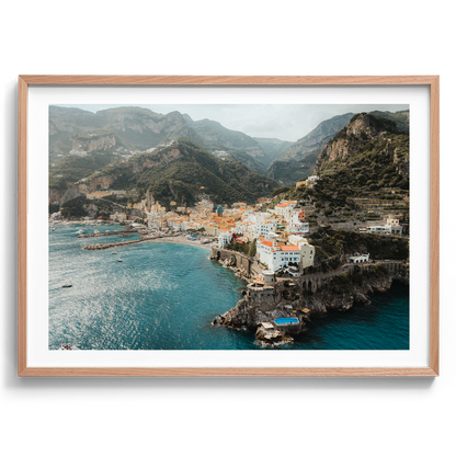 Amalfi Town Aerial - Amalfi - Wall Art