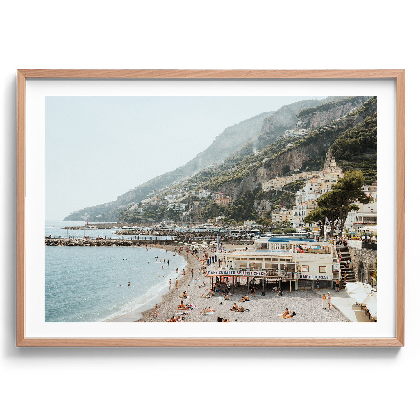 Amalfi Town Summer Day - Amalfi - Wall Art