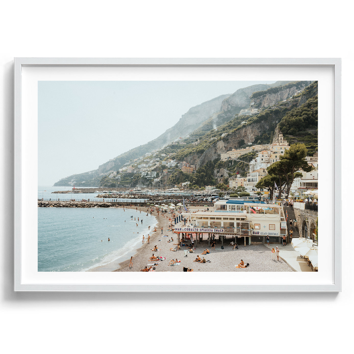 Amalfi Town Summer Day - Amalfi - Wall Art