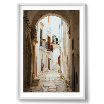 Arched Laneway - Ostuni - Wall Art