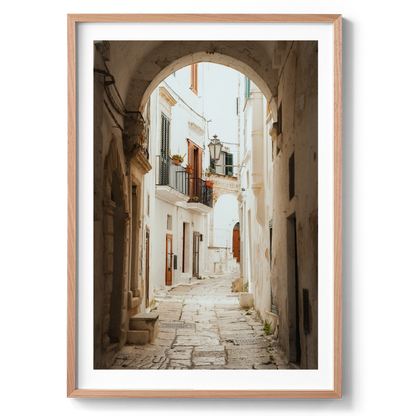 Arched Laneway - Ostuni - Wall Art