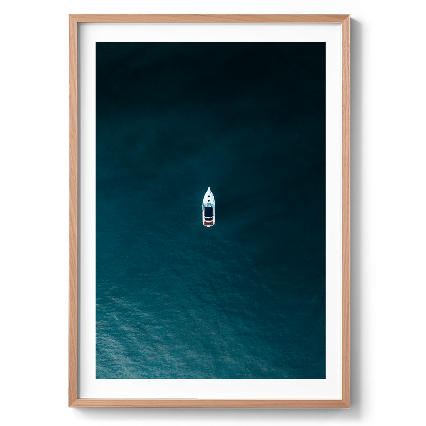 Boat In the Ocean - Wall Art
