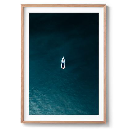 Boat In the Ocean - Wall Art