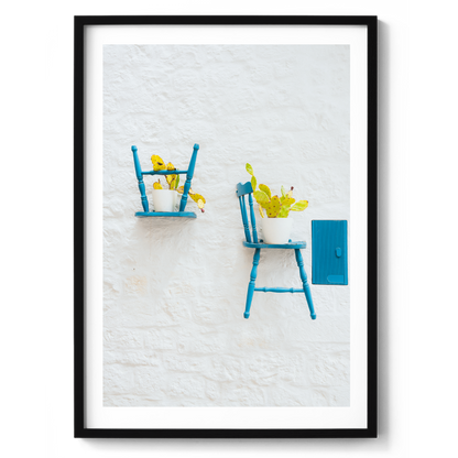 Chairs Gone Wild - Ostuni - Wall Art