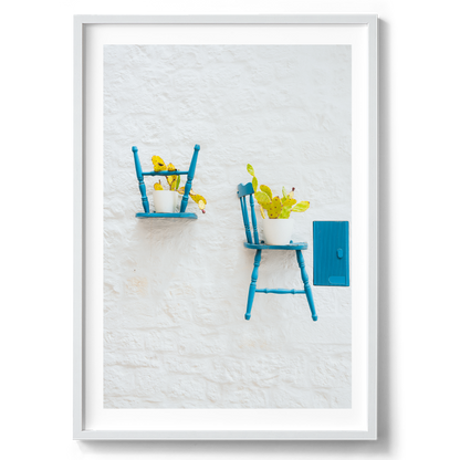 Chairs Gone Wild - Ostuni - Wall Art