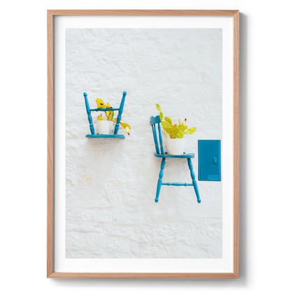 Chairs Gone Wild - Ostuni - Wall Art