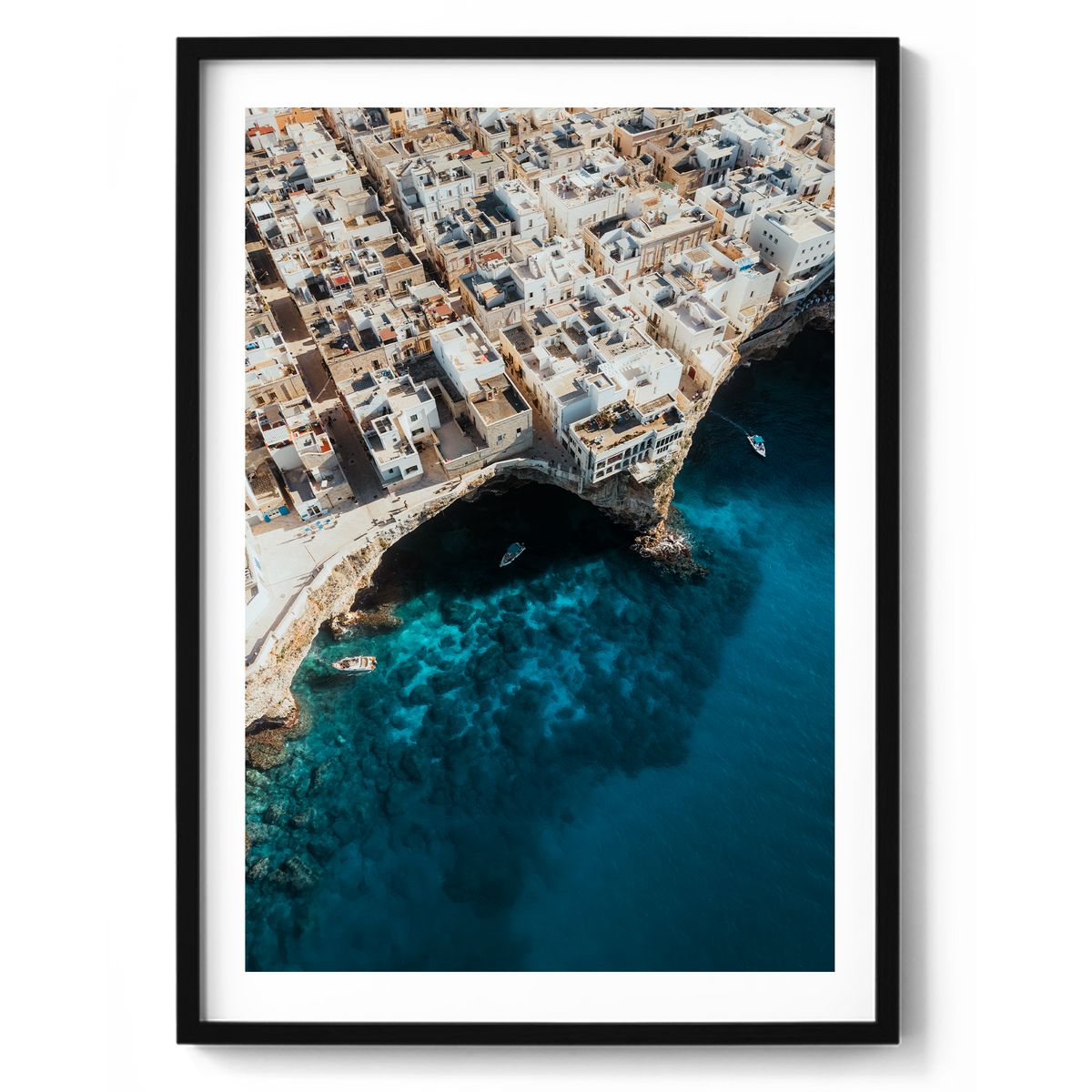 Cliffside City I - Polignano a Mare - Wall Art