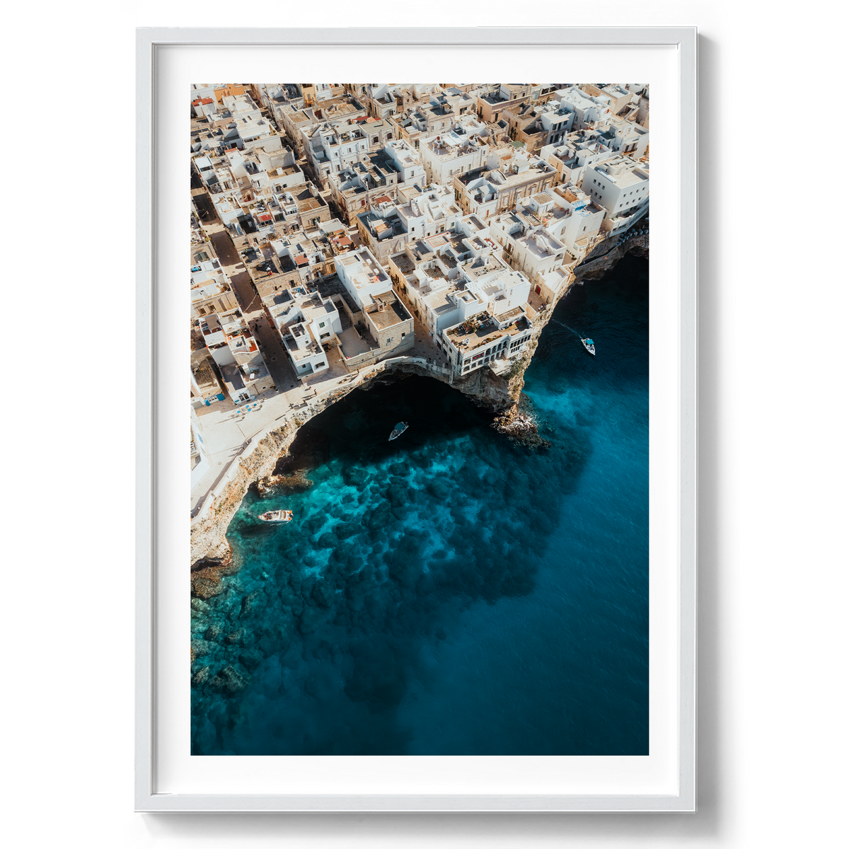 Cliffside City I - Polignano a Mare - Wall Art