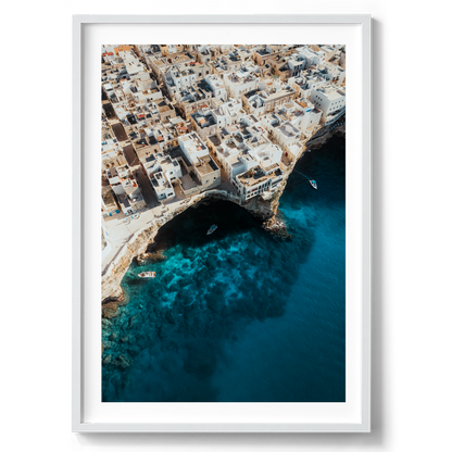 Cliffside City I - Polignano a Mare - Wall Art